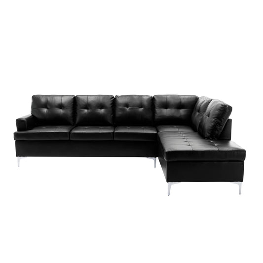 8378BLK* - (2)2-Piece Sectional with Right Chaise