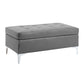 8378GRY*3 - (3)3-Piece Sectional with Right Chaise and Ottoman
