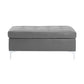 8378GRY*3 - (3)3-Piece Sectional with Right Chaise and Ottoman