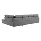 8378GRY* - (2)2-Piece Sectional with Right Chaise