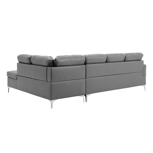 8378GRY* - (2)2-Piece Sectional with Right Chaise