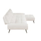 8400BEG*22LRC - (2)2-Piece Sectional with Right Chaise and Dual-position Backs for Adjustable Seat Depth