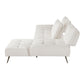 8400BEG*22LRC - (2)2-Piece Sectional with Right Chaise and Dual-position Backs for Adjustable Seat Depth