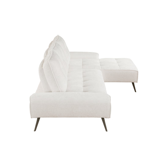 8400BEG*22LRC - (2)2-Piece Sectional with Right Chaise and Dual-position Backs for Adjustable Seat Depth