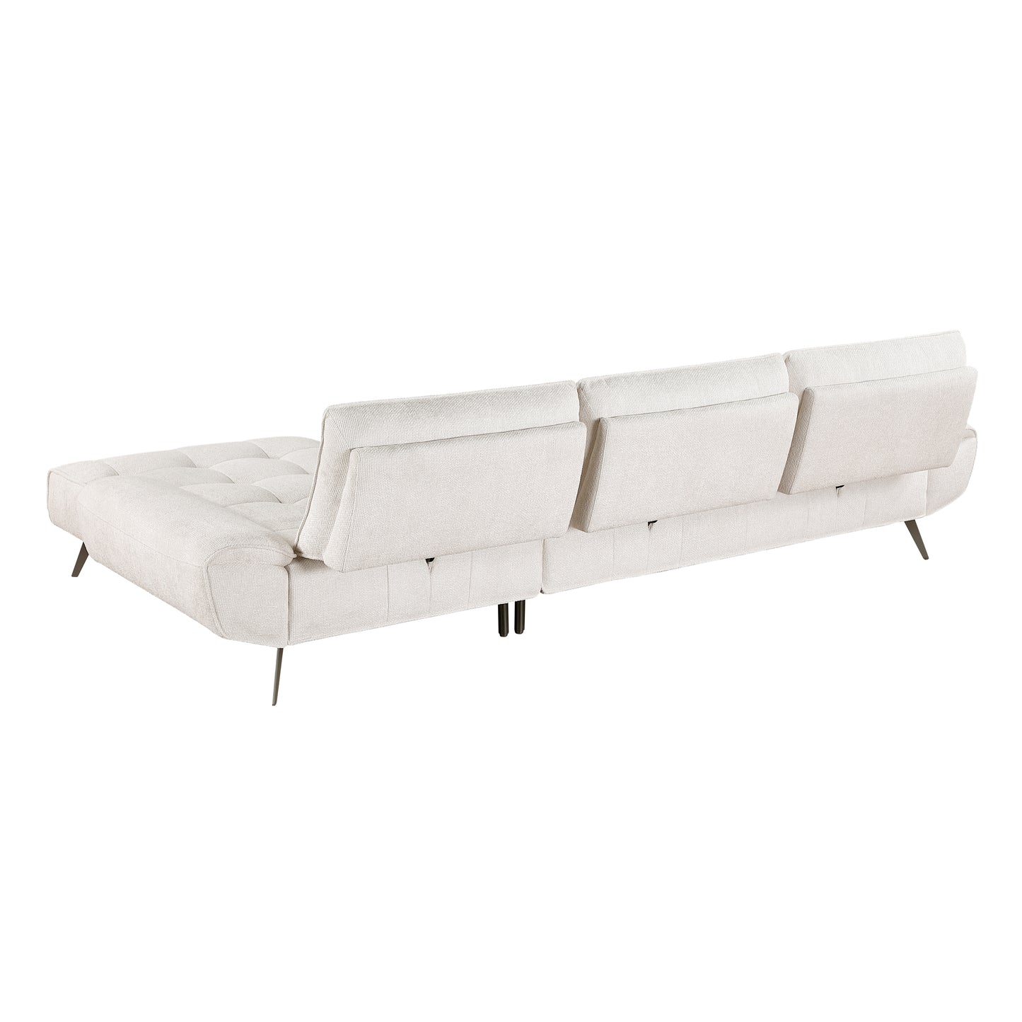 8400BEG*22LRC - (2)2-Piece Sectional with Right Chaise and Dual-position Backs for Adjustable Seat Depth