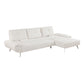 8400BEG*22LRC - (2)2-Piece Sectional with Right Chaise and Dual-position Backs for Adjustable Seat Depth