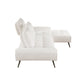 8400BEG*22LRC - (2)2-Piece Sectional with Right Chaise and Dual-position Backs for Adjustable Seat Depth