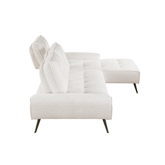 8400BEG*22LRC - (2)2-Piece Sectional with Right Chaise and Dual-position Backs for Adjustable Seat Depth