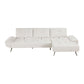8400BEG*22LRC - (2)2-Piece Sectional with Right Chaise and Dual-position Backs for Adjustable Seat Depth