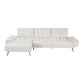 8400BEG*2LC2R - (2)2-Piece Sectional with Left Chaise and Dual-position Backs for Adjustable Seat Depth