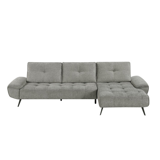 8400DVG*22LRC - (2)2-Piece Sectional with Right Chaise and Dual-position Backs for Adjustable Seat Depth