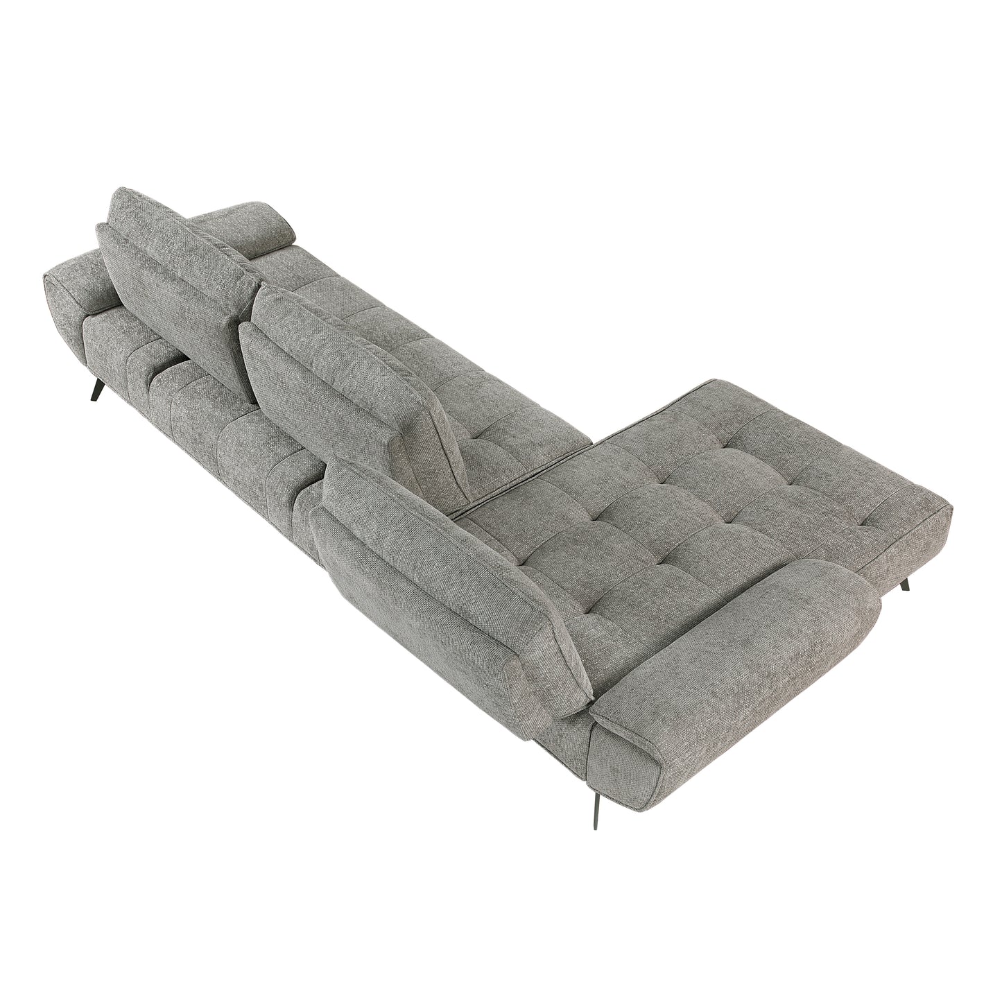 8400DVG*2LC2R - (2)2-Piece Sectional with Left Chaise and Dual-position Backs for Adjustable Seat Depth