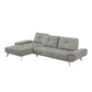 8400DVG*2LC2R - (2)2-Piece Sectional with Left Chaise and Dual-position Backs for Adjustable Seat Depth