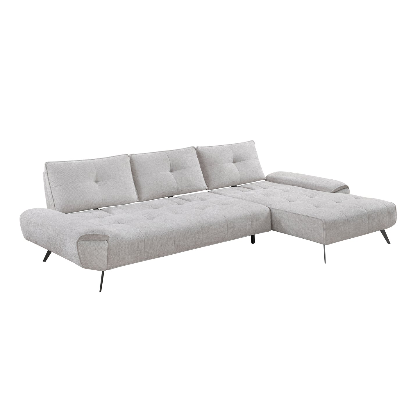 8400LTG*22LRC - (2)2-Piece Sectional with Right Chaise and Dual-position Backs for Adjustable Seat Depth