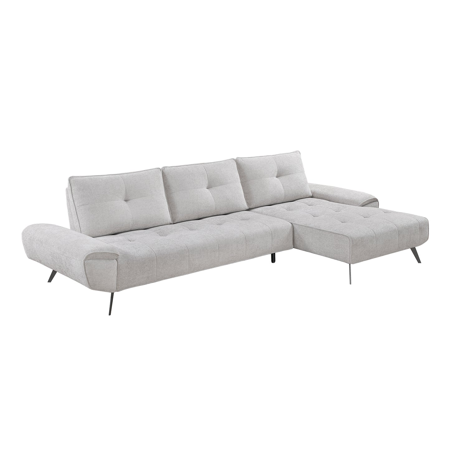 8400LTG*22LRC - (2)2-Piece Sectional with Right Chaise and Dual-position Backs for Adjustable Seat Depth