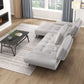 8400LTG*2LC2R - (2)2-Piece Sectional with Left Chaise and Dual-position Backs for Adjustable Seat Depth