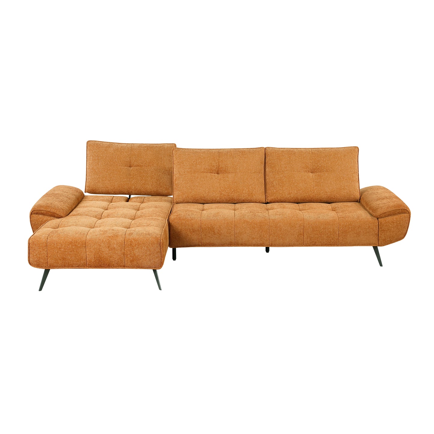 8400RNG*2LC2R - (2)2-Piece Sectional with Left Chaise and Dual-position Backs for Adjustable Seat Depth