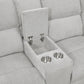 8406GY*SC - (3)3-Piece Reclining Sectional with Left Console