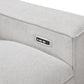8414GRY-*5LRRRPWH - (5)5-Piece Modular Power Reclining Sectional with Power Headrests