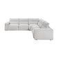 8414GRY-*5LRRRPWH - (5)5-Piece Modular Power Reclining Sectional with Power Headrests