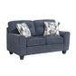8416BU*2 - 2pc Set: Sofa, Love