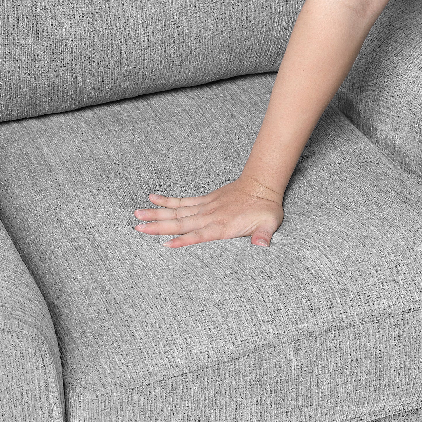 8416GY*2 - 2pc Set: Sofa, Love