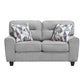 8416GY*2 - 2pc Set: Sofa, Love