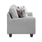 8416GY*2 - 2pc Set: Sofa, Love