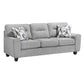 8416GY*2 - 2pc Set: Sofa, Love