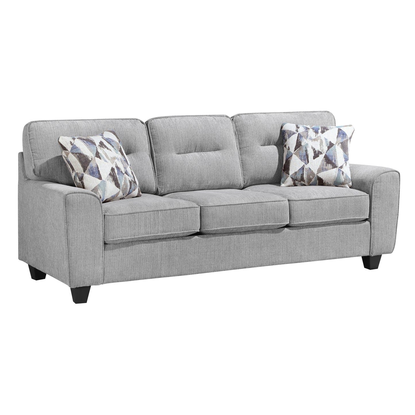 8416GY*2 - 2pc Set: Sofa, Love