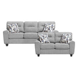 8416GY*2 - 2pc Set: Sofa, Love