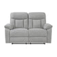 8440GRY*2 - 2pc Set: Sofa, Love
