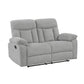 8440GRY*2 - 2pc Set: Sofa, Love