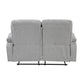 8440GRY-2 - Double Reclining Love Seat