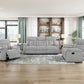 8440GRY-3 - Double Reclining Sofa