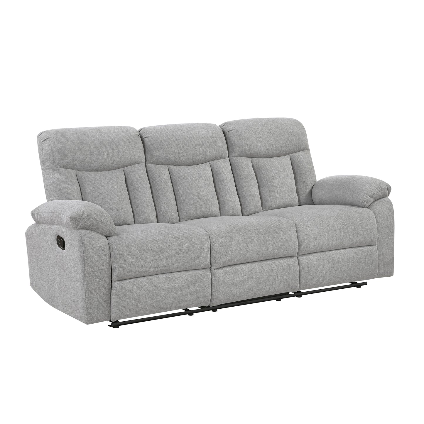 8440GRY-3 - Double Reclining Sofa