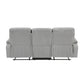 8440GRY-3 - Double Reclining Sofa