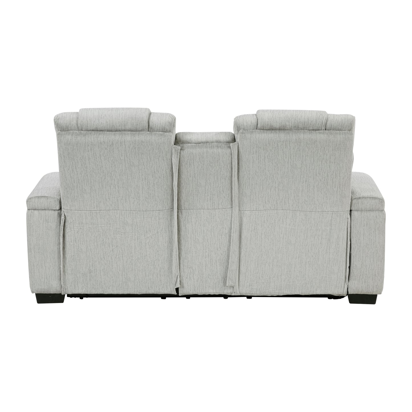 8455GRY*2 - 2pc Set: Sofa, Love