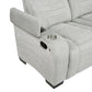 8455GRY*2 - 2pc Set: Sofa, Love