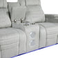 8455GRY*2 - 2pc Set: Sofa, Love