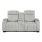 8455GRY*2 - 2pc Set: Sofa, Love