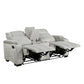 8455GRY*2 - 2pc Set: Sofa, Love