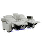 8455GRY*2 - 2pc Set: Sofa, Love