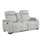 8455GRY*2 - 2pc Set: Sofa, Love