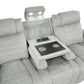 8455GRY*2 - 2pc Set: Sofa, Love