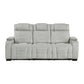 8455GRY*2 - 2pc Set: Sofa, Love
