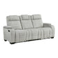 8455GRY*2 - 2pc Set: Sofa, Love