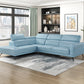8456BUE*2LC2R - (2)2-Piece Sectional with Left Side Chaise