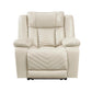 8457BEG-1PW - Power Reclining Chair with LED and Charging Ports