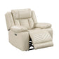 8457BEG-1PW - Power Reclining Chair with LED and Charging Ports